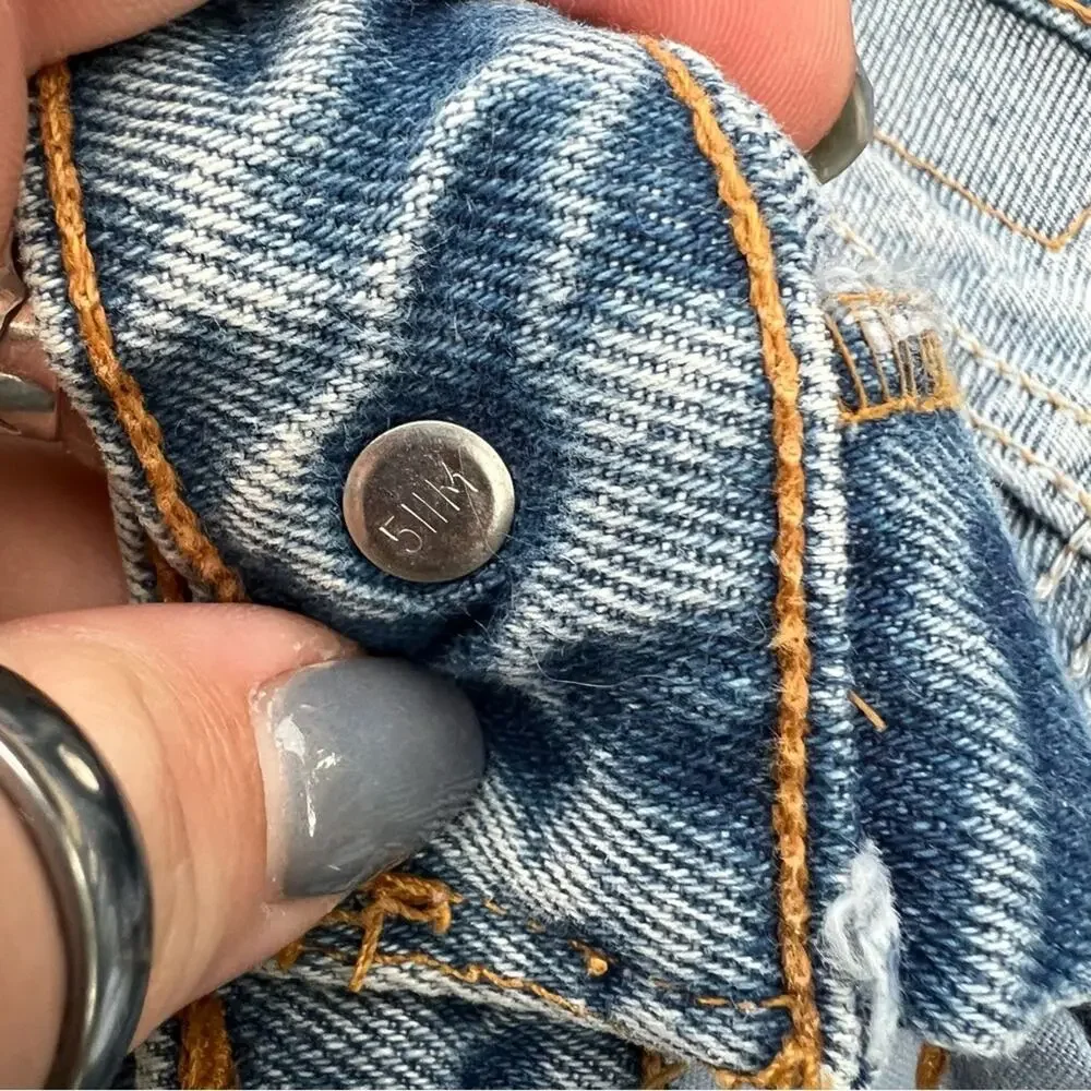 Vintage 90s Levi’s 512 slim fit tapered leg jeans 29x32 - Picture 5 of 10